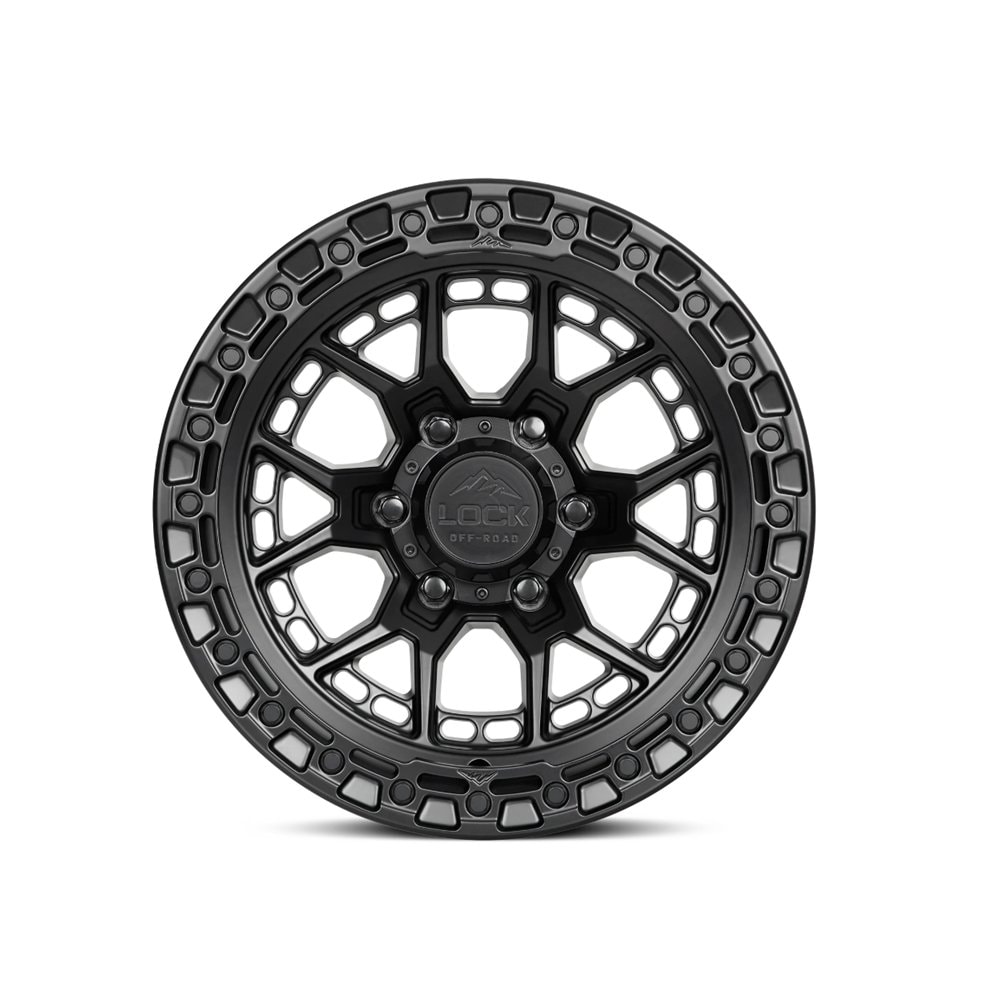 Off-Road Commando wheel — Matte Black