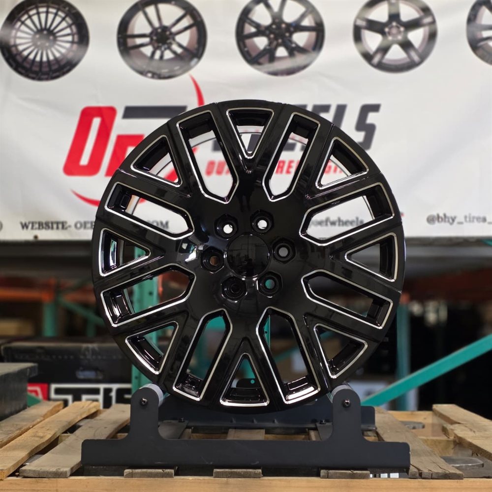 GMC G26 wheel — Black Milled