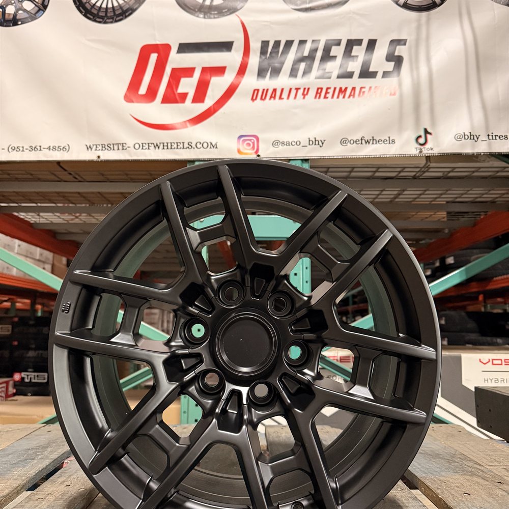 Toyota TR4 wheel — Matte Black