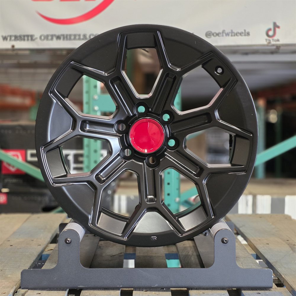 Toyota TR8 wheel — Matte Black, Gloss Black