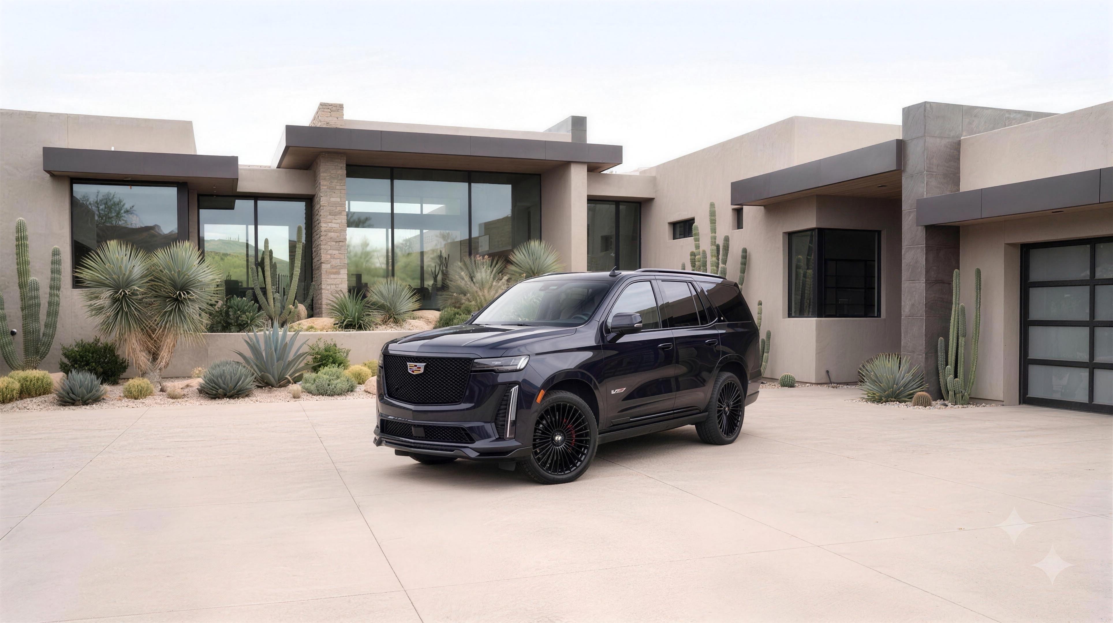 Cadillac Escalade on custom wheels