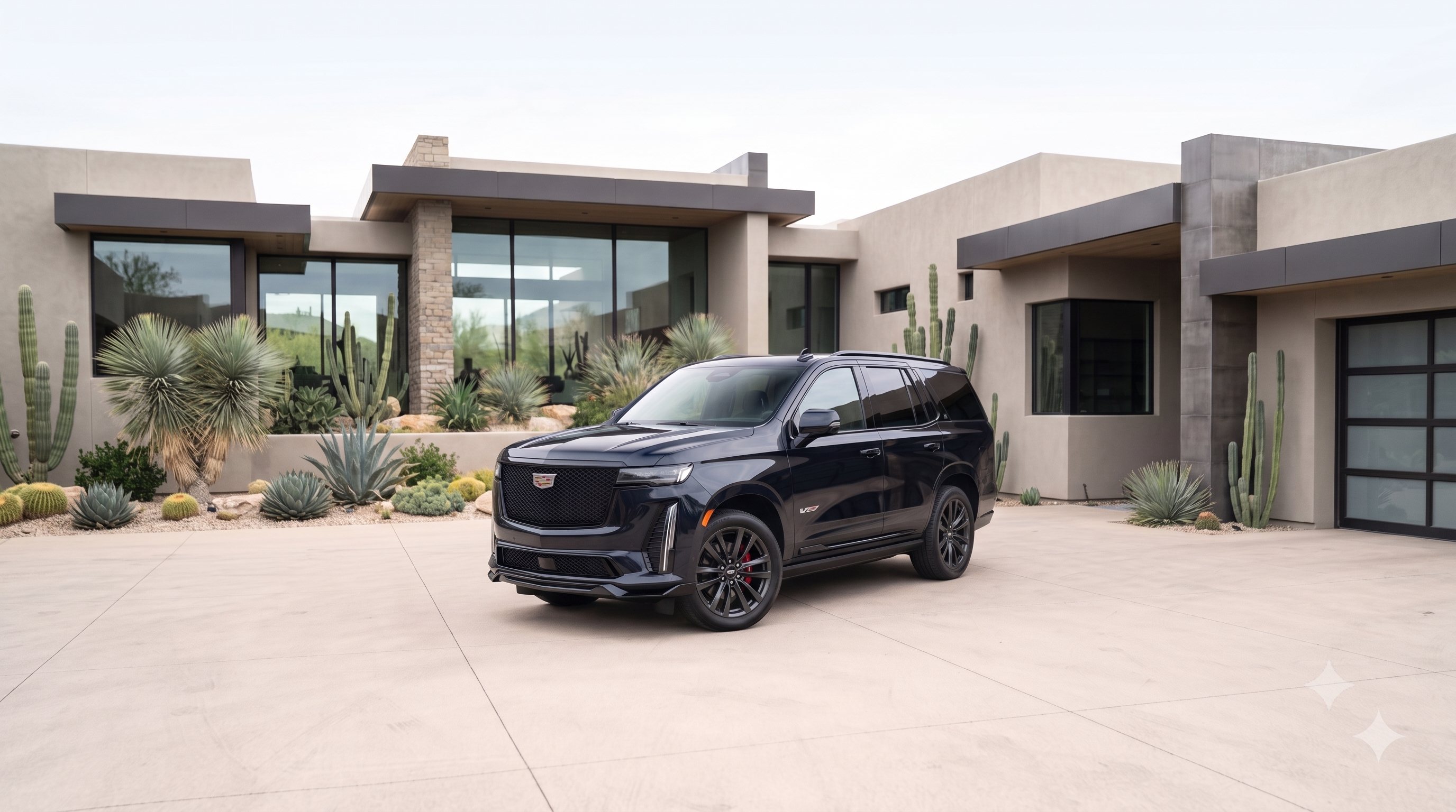 Cadillac Escalade on factory wheels